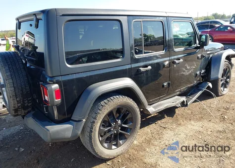 2020 Jeep Wrangler Unlimited Sport S 4X4 из США, поврежденный, VIN 1C4HJXDG7LW296071